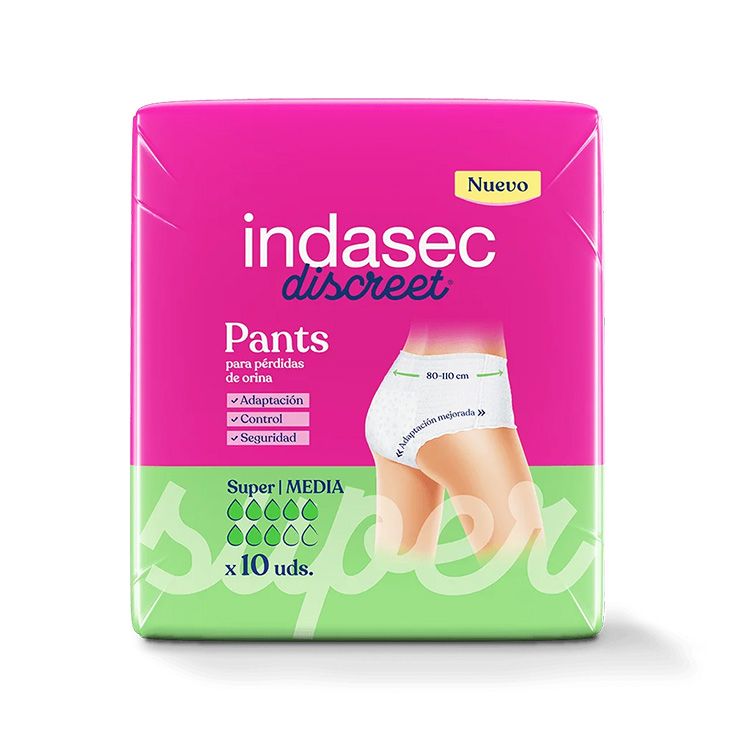 indasec pants super talla media 10ud