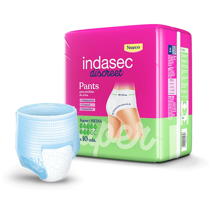 indasec pants super talla media 10ud