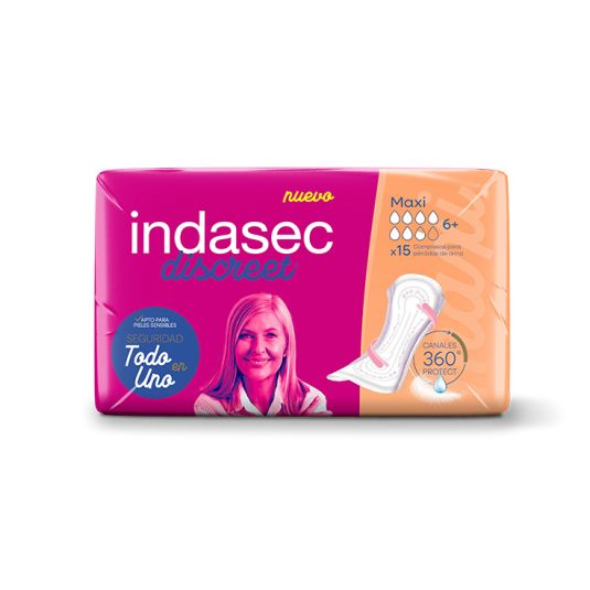 indasec discreet maxi 15ud