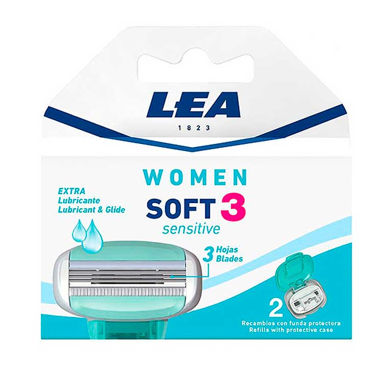 lea women soft 3 recambios maquinilla depilacion mujer 2uds lea women soft 3 recambios maquinilla depilacion mujer 2uds