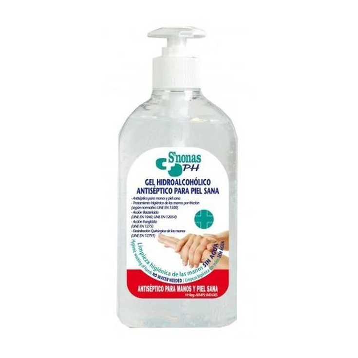snomas gel hidroalcoholico antiseptico 500ml snomas gel hidroalcoholico antiseptico 500ml