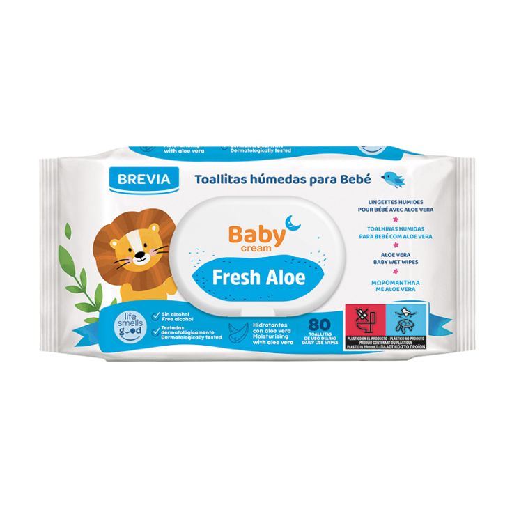 brevia toallitas bebe aloe 80uds brevia toallitas bebe aloe 80uds