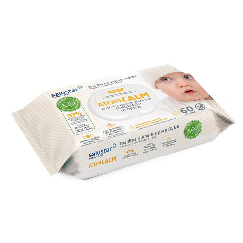 salustar toallitas bebe pieles atopicas 60ud