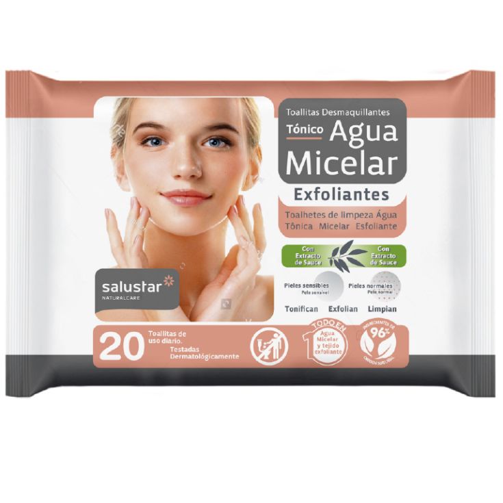 salustar toallita micelar exfoliante 20ud salustar toallita micelar exfoliante 20ud