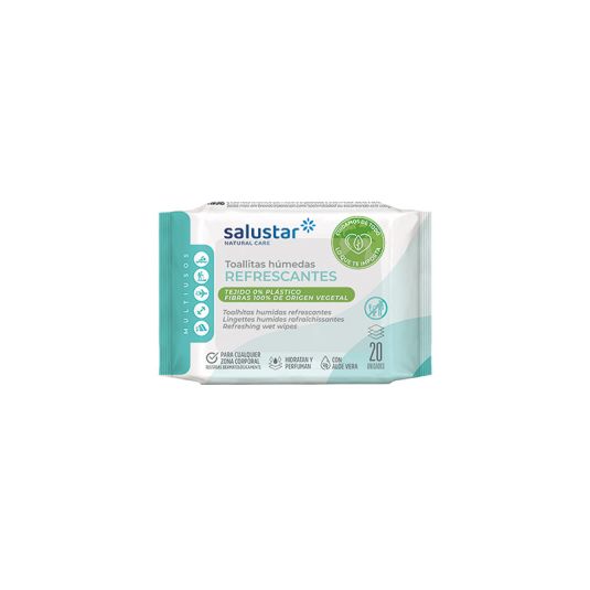 SALUSTAR TOALLITAS LIMPIEZA CORPORAL ADULTOS 60 U