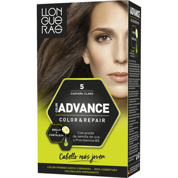 llongueras color advance tinte permanente nº5 castaño claro llongueras color advance tinte permanente nº5 castaño claro