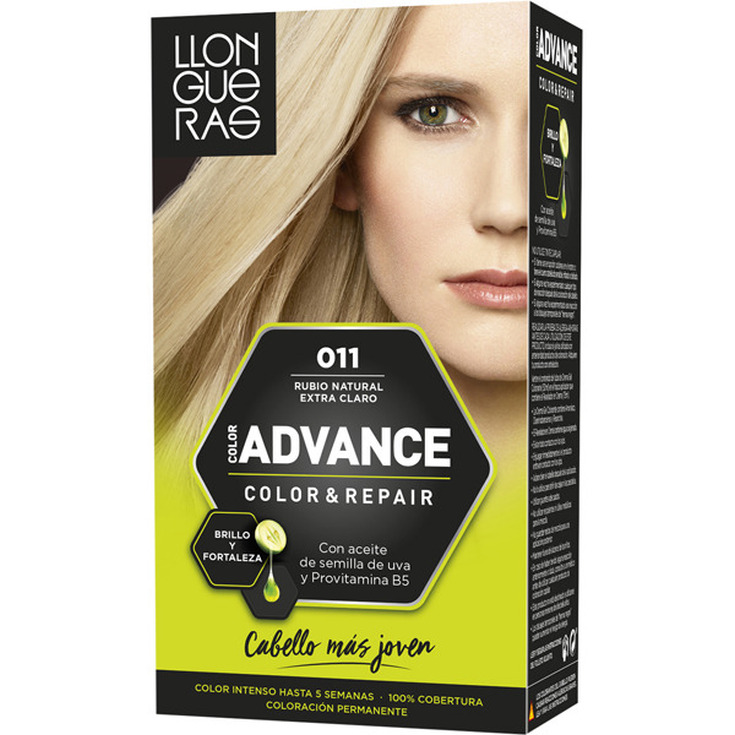 llongueras advance color&repair tinte permanente nº11 natural claro - delaUz