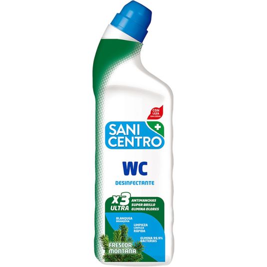 sanicentro gel wc frescor montaña 1l