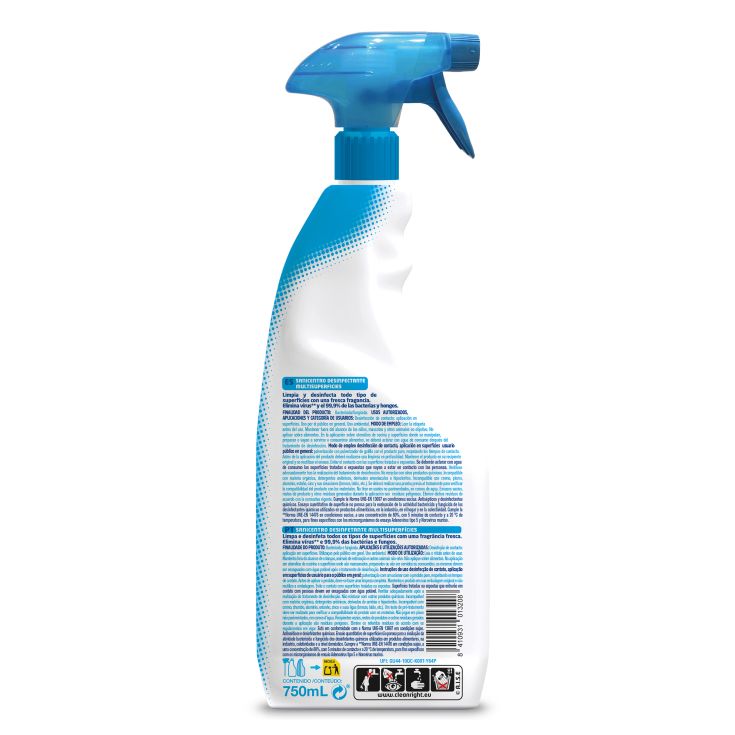 sanicentro multisuperficies desinfectante sin lejia pistola 750ml