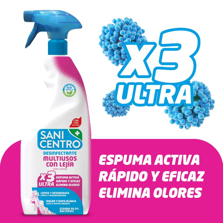 sanicentro multiusos con lejia pistola 750ml