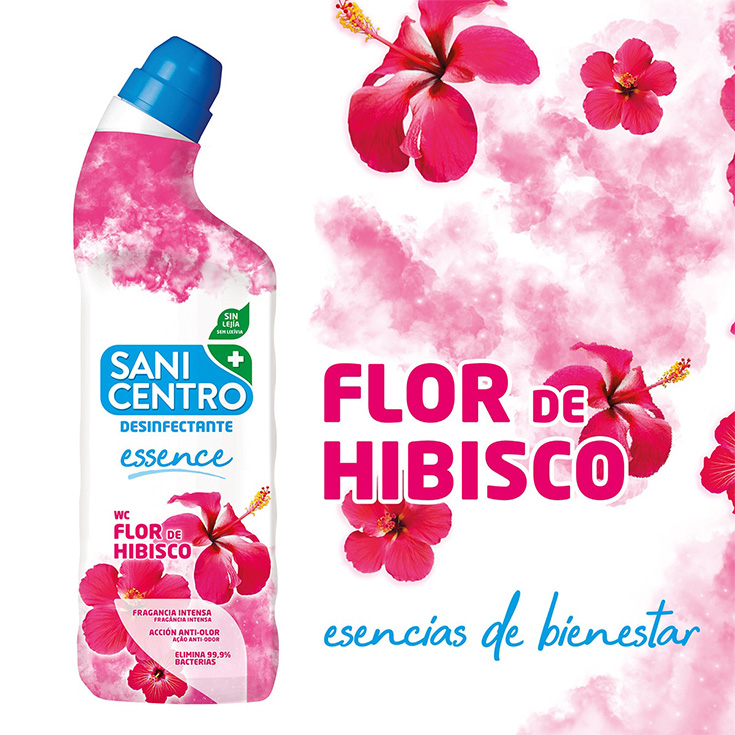 sanicentro desinfectante wc gel flor hibisco 1l