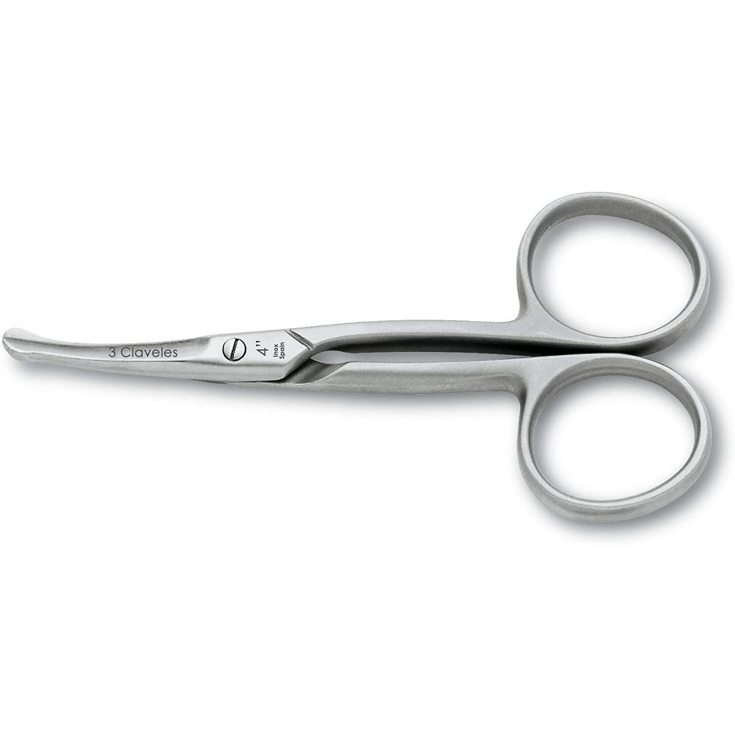 3 claveles tijera bebe curva mod.4 10cm 3 claveles tijera bebe curva mod.4 10cm