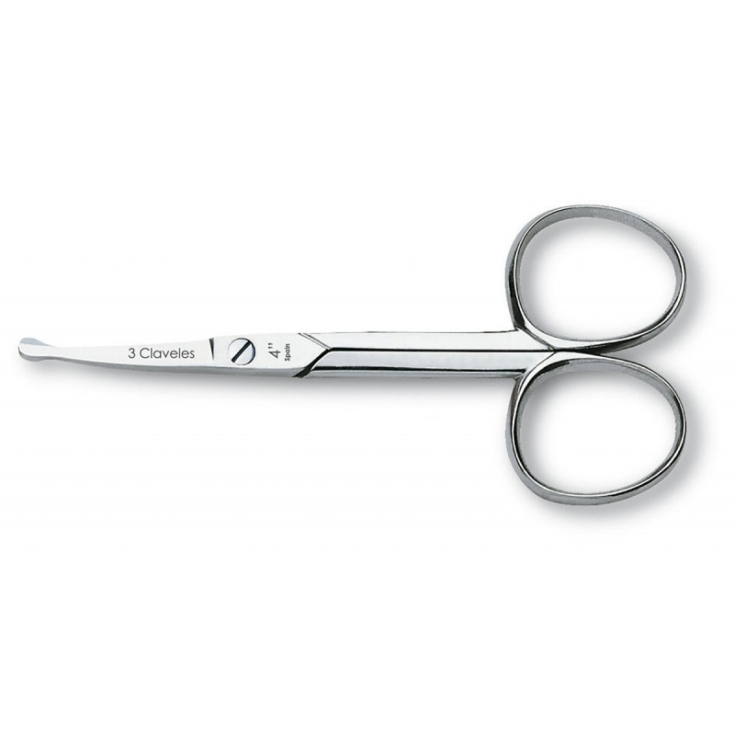 3 claveles tijera bebe curva 10cm 3 claveles tijera bebe curva 10cm