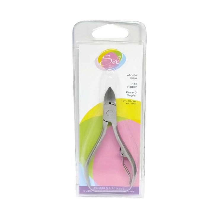 3 claveles alicate manicura cortauñas modelo sol 10cm 3 claveles alicate manicura cortauñas modelo sol 10cm