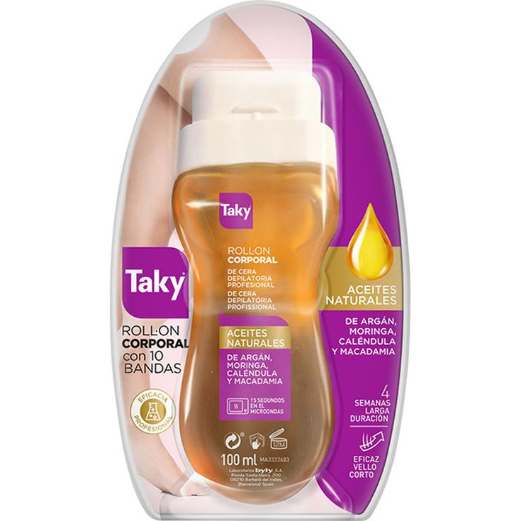 taky cera depilatoria tibia roll on oro 100ml