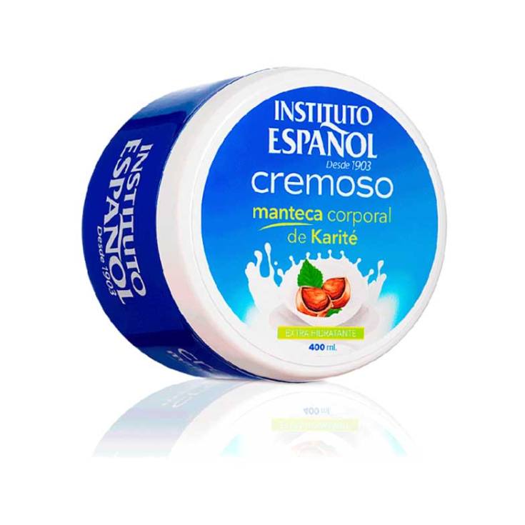 instituto español cremoso manteca corporal karite tarro 400ml