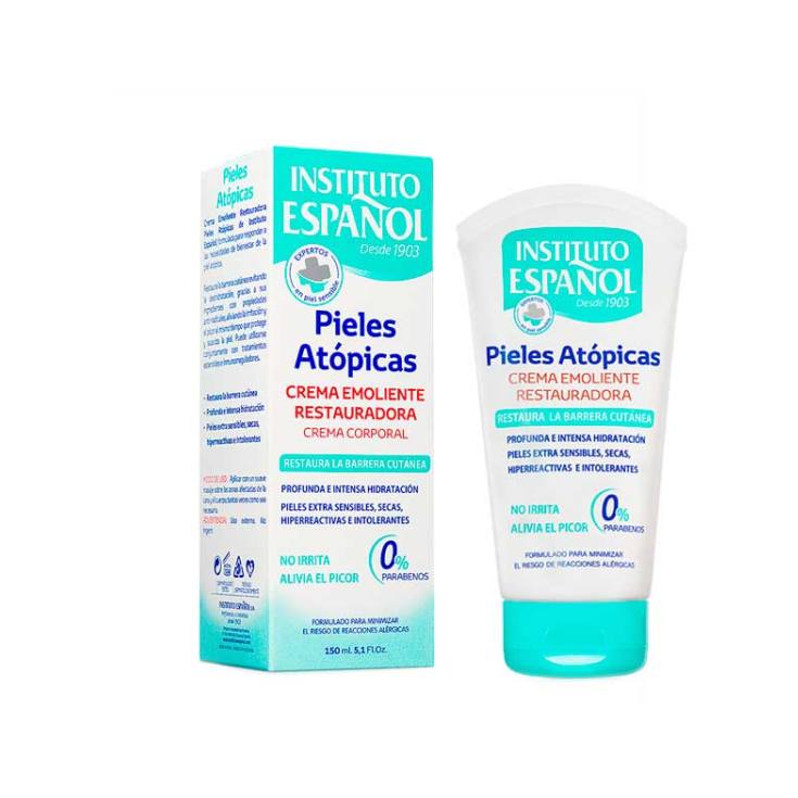 instituto español pieles atopicas crema emoliente restauradora 150ml