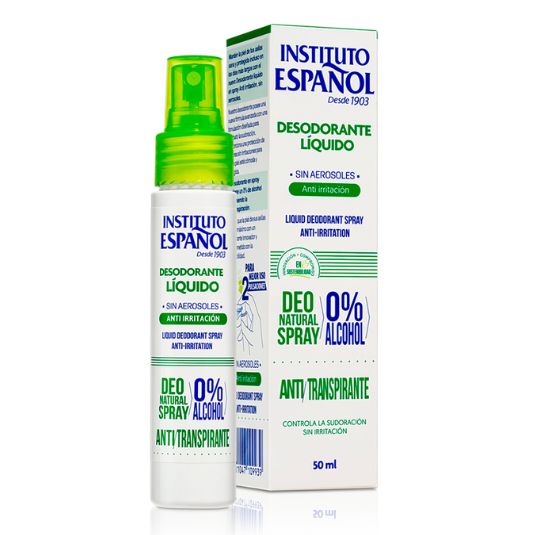 instituto espanol desodorante líquido anti-irrtacion 50ml