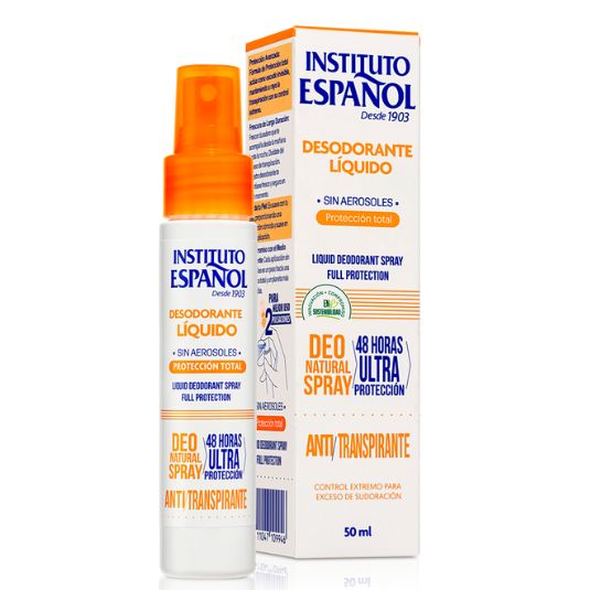 instituto espanol desodorante líquido protección total 50ml