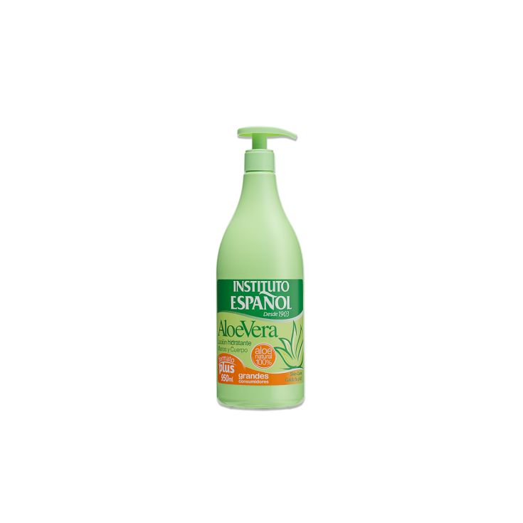 instituto español locion hidratante aloe vera dosificador 950ml