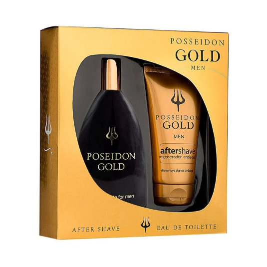 poseidon gold eau de toilette 100ml estuche 2 piezas