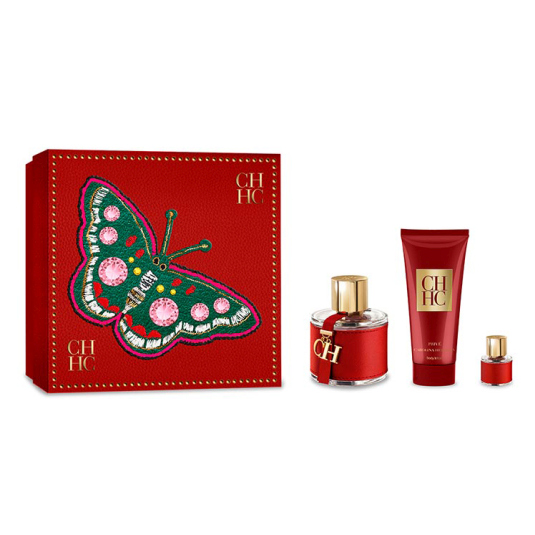 carolina herrera eau de toiellete 100ml cofre 3 piezas carolina herrera eau de toiellete 100ml cofre 3 piezas