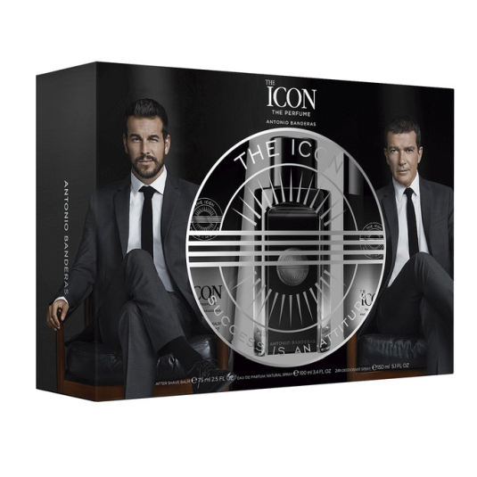 antonio banderas the icon the parfum 100ml estuche 3 piezas