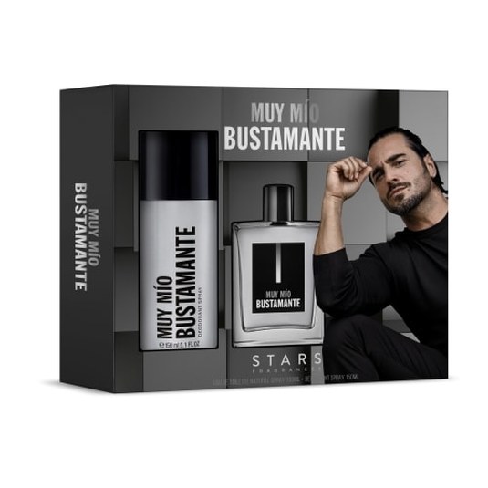 bustamante muy mio eau de toilette 100ml estuche 2 piezas