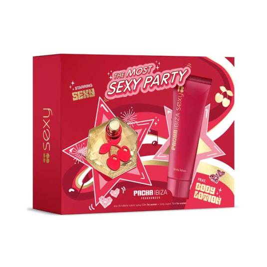 pacha ibiza sexy party eau de toielle 50ml estuche 2 piezas