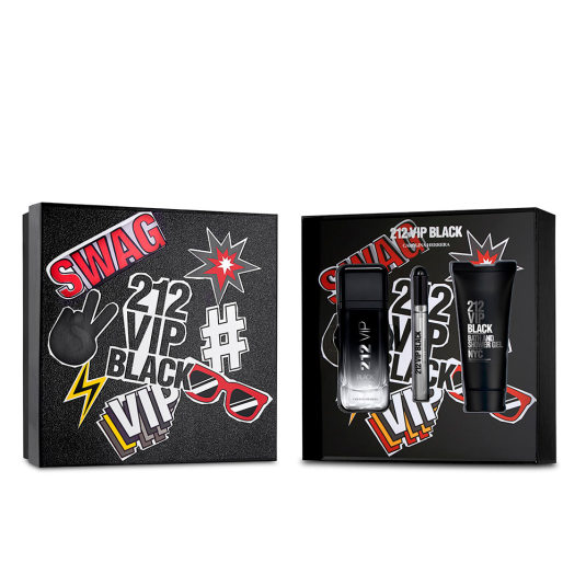 carolina herrera 212 vip black eau de parfum cofre regalo 3 piezas carolina herrera 212 vip black eau de parfum cofre regalo 3 piezas