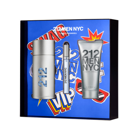 carolina herrera 212 nyc men eau de toilette cofre 3 piezas carolina herrera 212 nyc men eau de toilette cofre 3 piezas