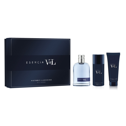 victorio & lucchino esencia v&l men in blue eau de toilette 100ml estuche 3 piezas victorio & lucchino esencia v&l men in blue eau de toilette 100ml estuche 3 piezas