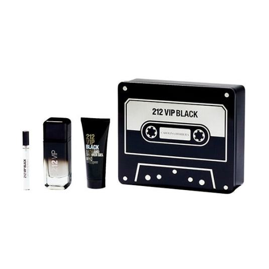 carolina herrera 212 vip black eau de parfum 100ml cofre 3 piezas carolina herrera 212 vip black eau de parfum 100ml cofre 3 piezas