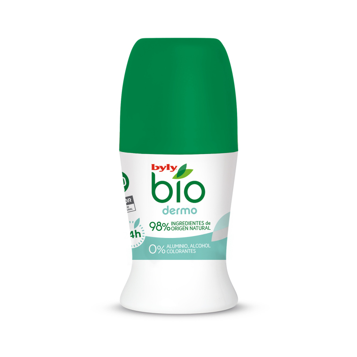 byly bio dermo desodorante roll-on 0% aluminio-alcohol 50ml byly bio dermo desodorante roll-on 0% aluminio-alcohol 50ml