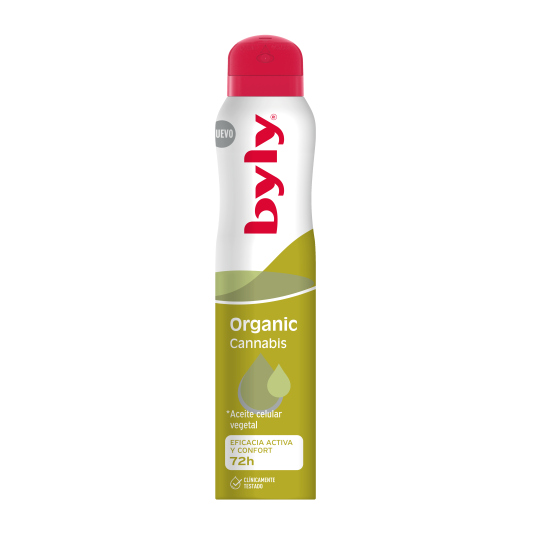 byly oganic cannabis desodorante 72h spray 200ml