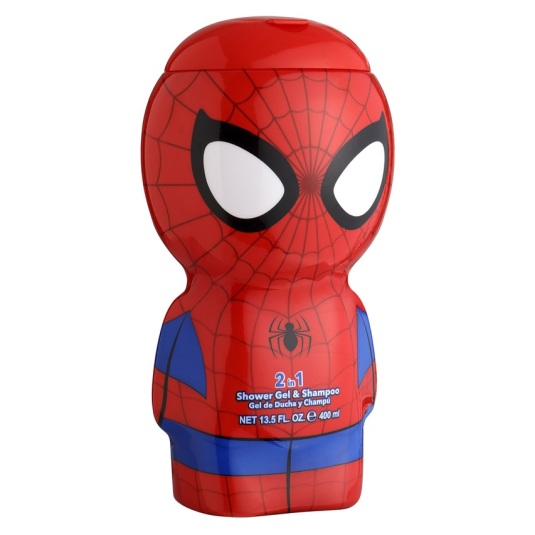 spider-man figura 2d gel y champu 400ml