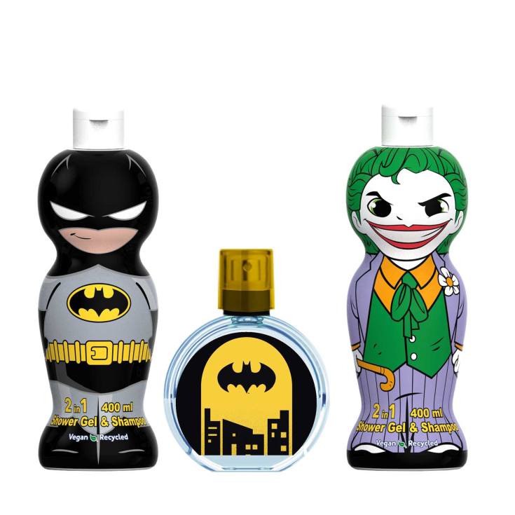 batman & joker colonia 50ml set 3 piezas