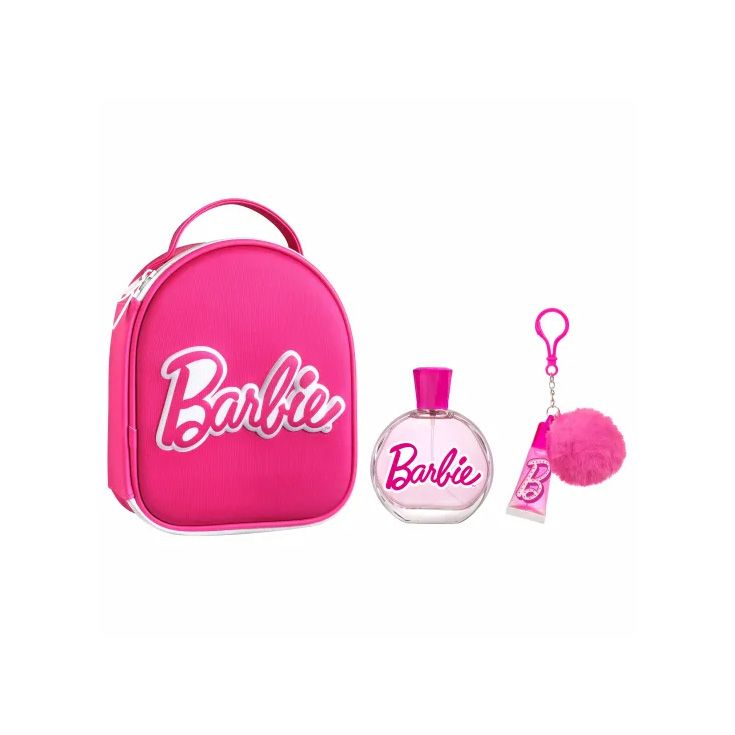 barbie eau de toilette neceser+100ml+lip gloss barbie eau de toilette neceser+100ml+lip gloss