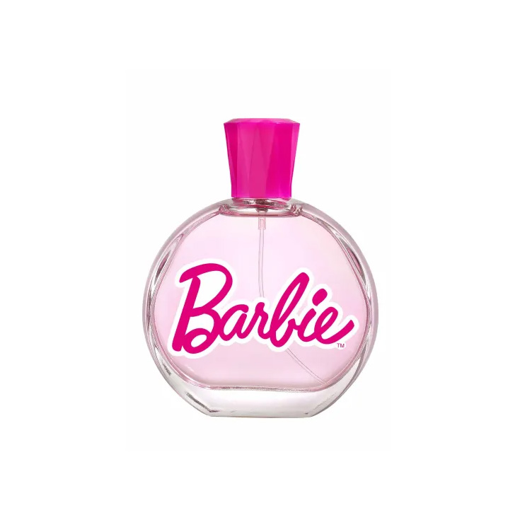 barbie eau de toilette neceser+100ml+lip gloss