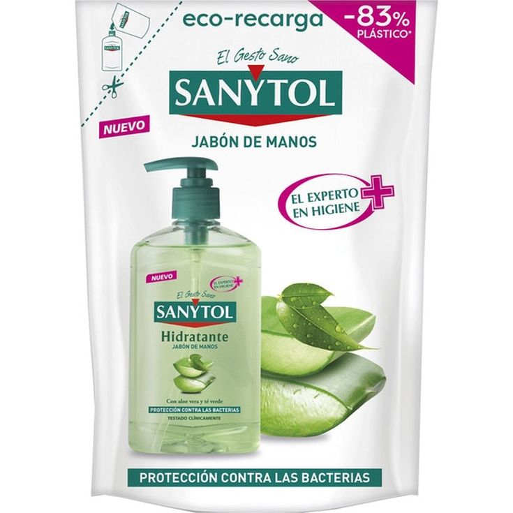 sanytol jabon de manos hidratante 200ml sanytol jabon de manos hidratante 200ml