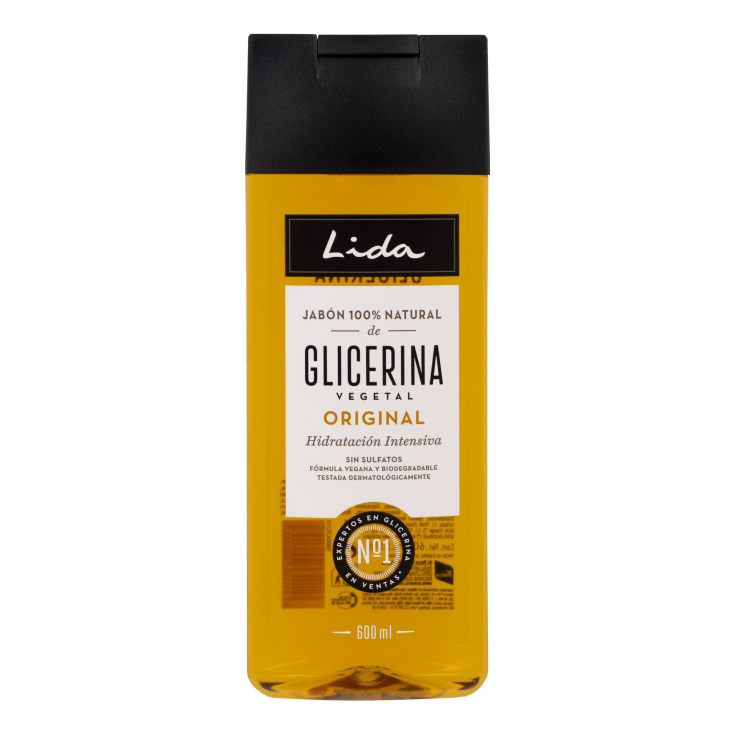 lida gel de baño glicerina 600ml