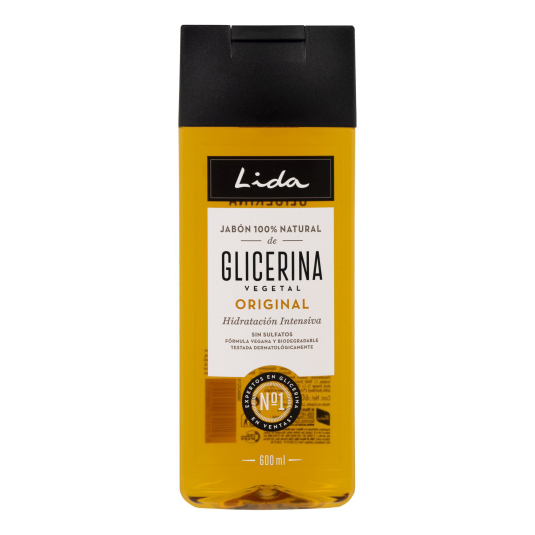 lida gel de baño glicerina 600ml