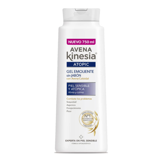 avena kinesia gel de baño emoliente sin jabon 750ml