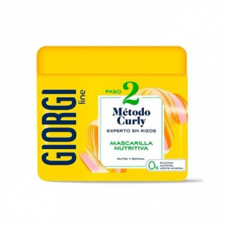 giorgi line metodo curly mascarilla nutritiva capilar 350ml