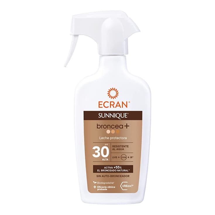 ecran sunnique broncea+ leche protectora solar spf 30 270ml