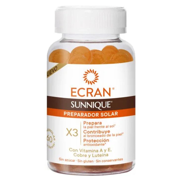 ecran sun preparador solar gummies 60 u. ecran sun preparador solar gummies 60 u.