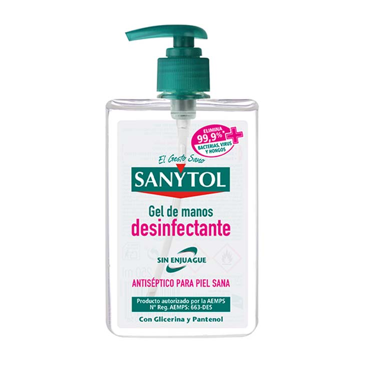 sanytol gel antiseptico de manos