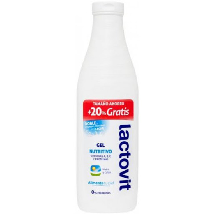 lactovit gel de ducha nutritivo 600ml+20% gratis lactovit gel de ducha nutritivo 600ml+20% gratis