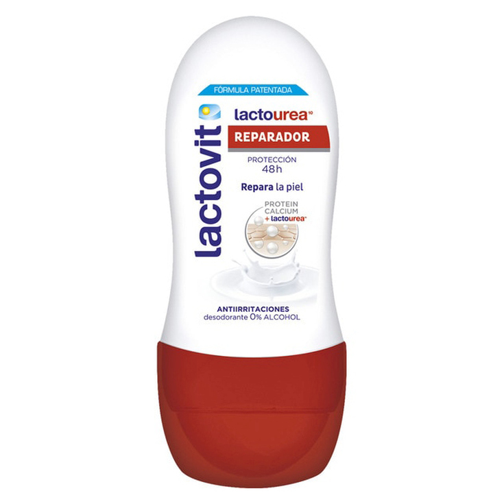 lactovit desodorante 0% lactourea roll-on 50ml