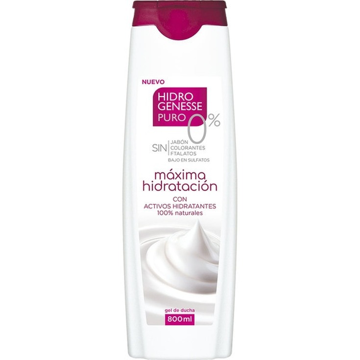 hidrogenesse puro 0% gel de ducha 800ml hidrogenesse puro 0% gel de ducha 800ml